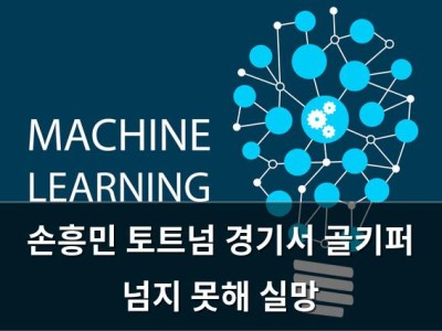 손흥민 토트넘 경기서 골키퍼 넘지 못해 실망