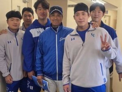 오치아이 감독 삼성 시절 제자들 응원하며 화제