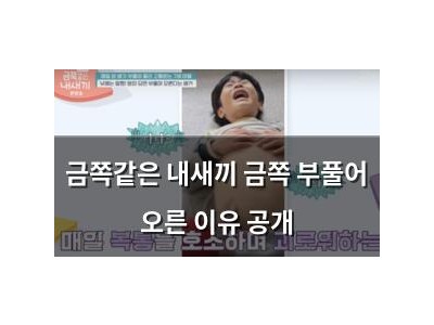금쪽같은 내새끼 금쪽 부풀어 오른 이유 공개